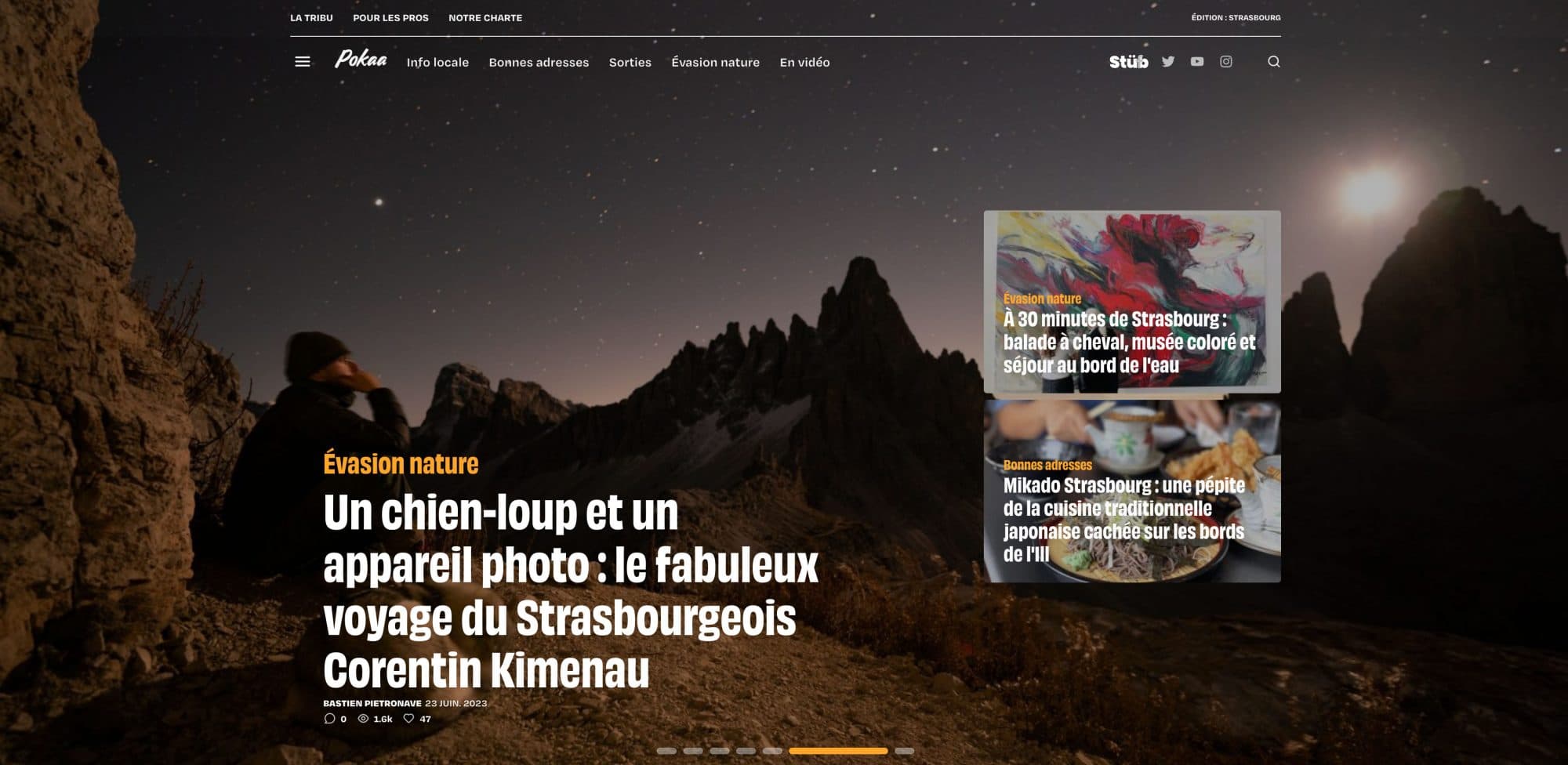 Capture du projet Pokaa